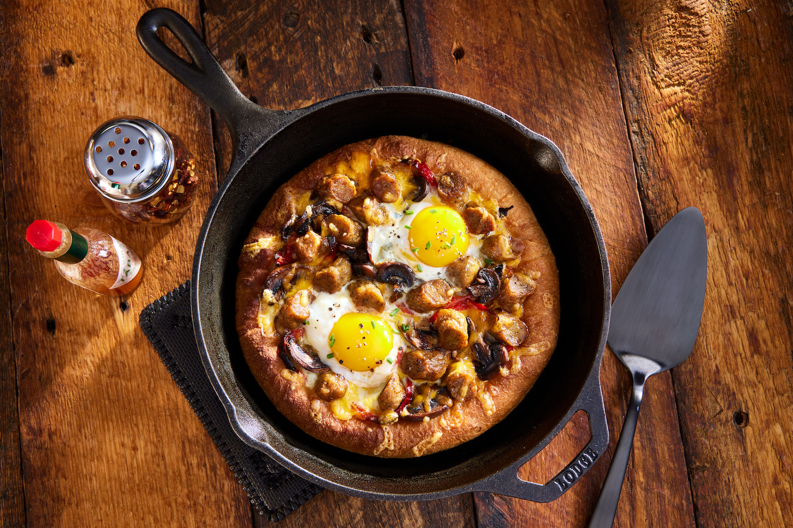 Skillet Breakfast Pizza Johnsonville Foodservice