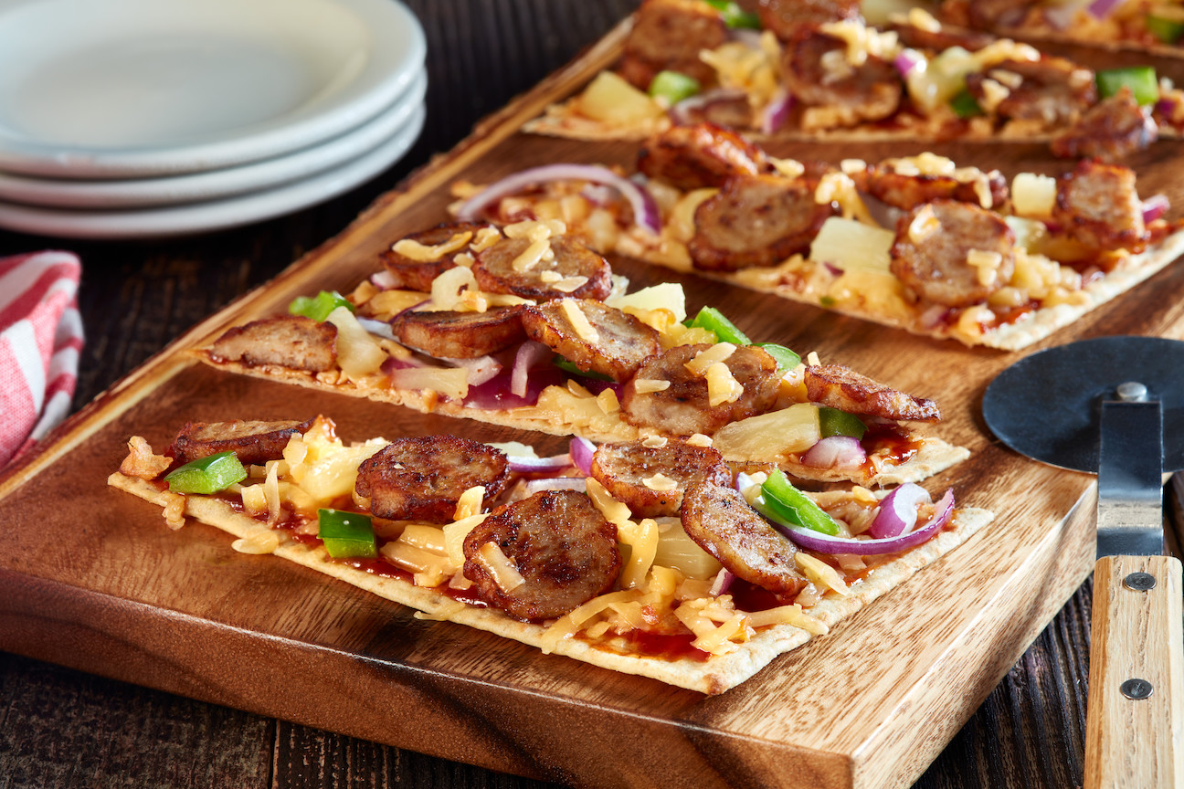 Hawaiian Flatbread Pizza Johnsonville Foodservice