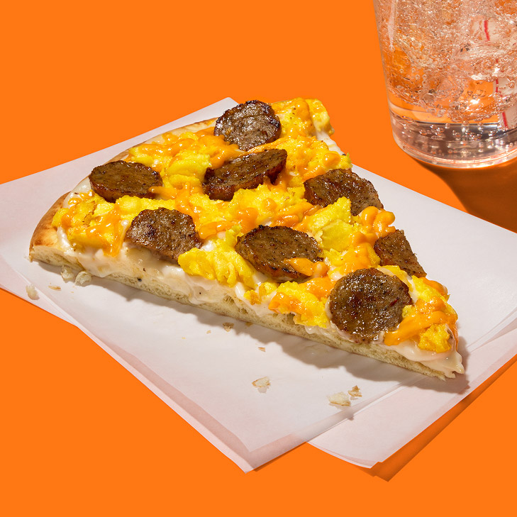 breakfastpizza Sausage Breakfast Pizza Slice