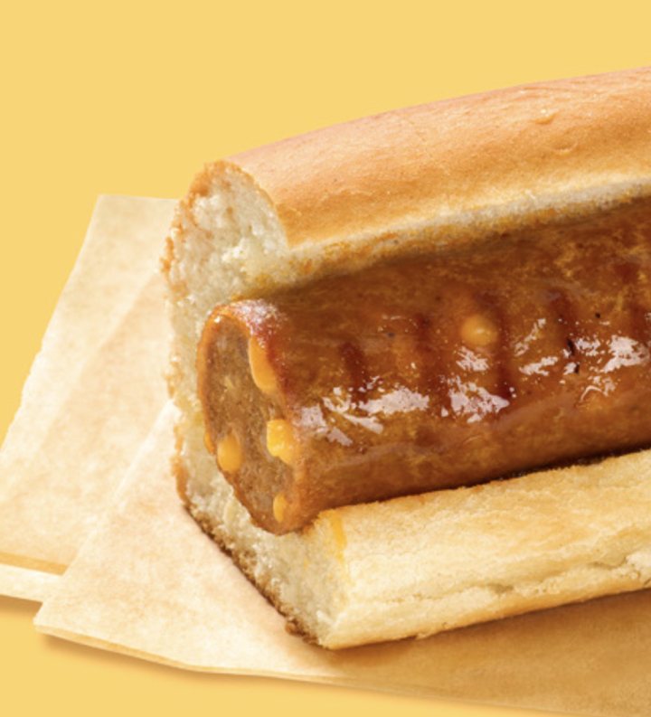 Chili Cheese Ultimate Sausage™ on deli paper